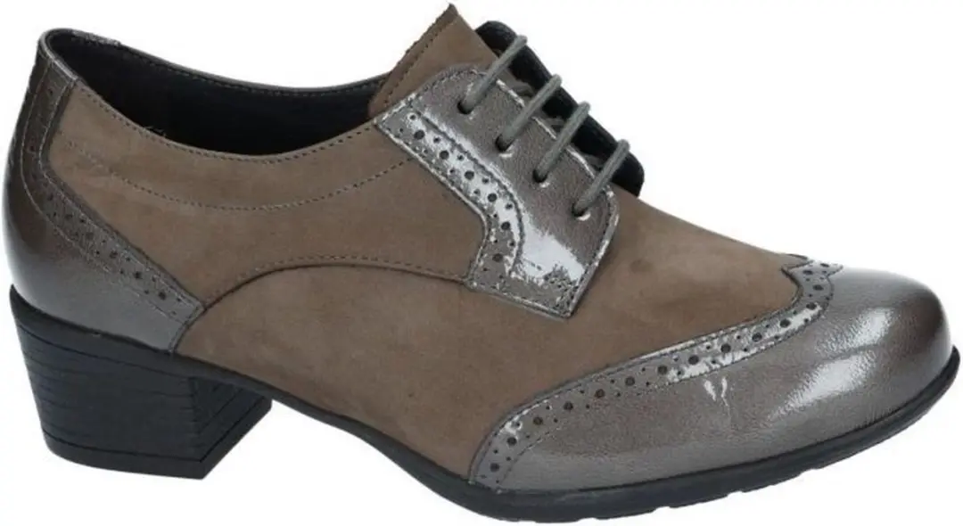 Solidus -Dames - taupe - pumps & hakschoenen - maat 41.5