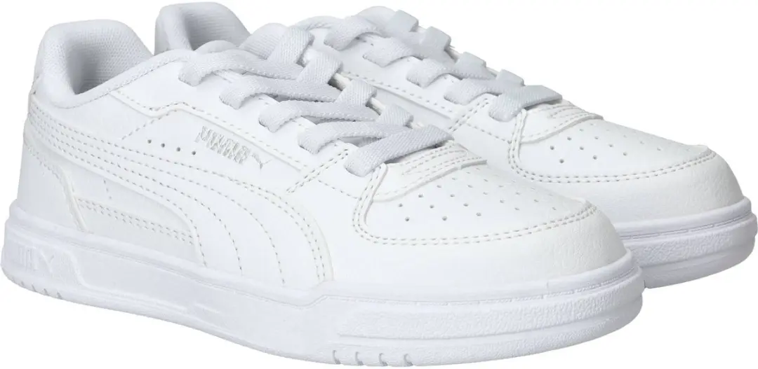 PUMA Caven III Jr Unisex Sneakers - 39 - Wit/Zilver - afbeelding 4 van 6