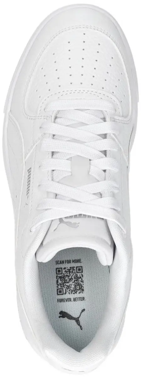 PUMA Caven III Jr Unisex Sneakers - 39 - Wit/Zilver - afbeelding 6 van 6