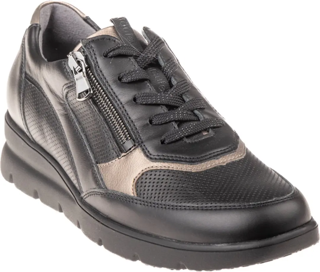 Wäldlaufer 902001-H-Bruni Lage Sneakers - Dames - 38 - Zwart - afbeelding 3 van 6