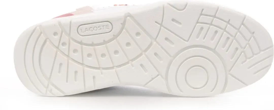 Lacoste T-Clip Dames Sneakers - Wit/Roze - Maat 36 - afbeelding 6 van 6