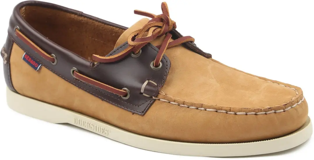 Sebago Bootschoenen Docksides Portland Beige Bruin - Maat 43 - Heren - Instappers