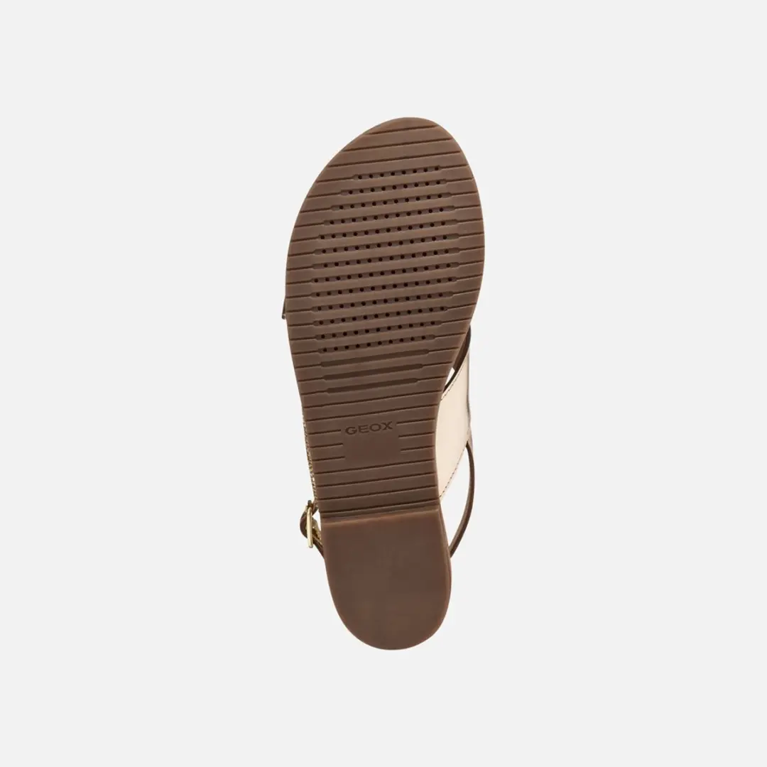 Geox Sozy Plus Dames Sandalen - 37,5 - Donker goud/Licht goud - afbeelding 6 van 6