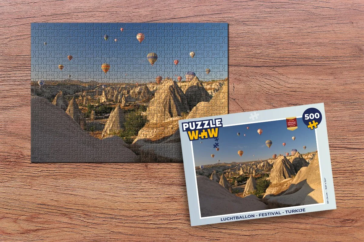 PuzzleWow Festival Turkije Legpuzzel 500 Stuks - Multicolor