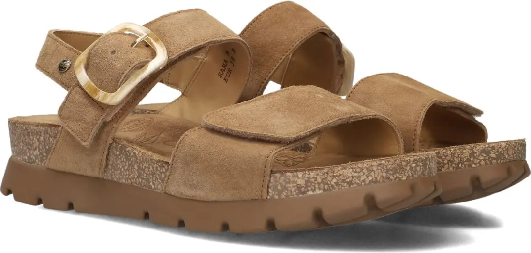 Panama Jack Sara B1 Cuero Sandalen - Beige Suede 38 - afbeelding 6 van 6