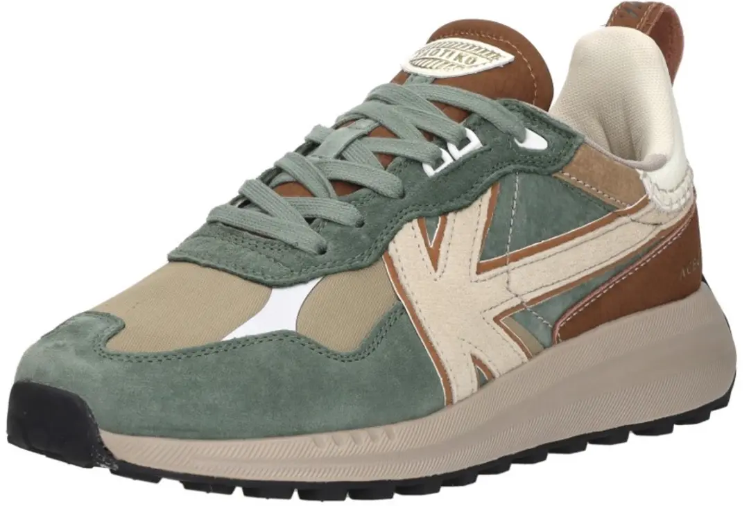 Kaotiko Vancoouver Artisan Sneakers Laag - Groen - 42 - afbeelding 4 van 6