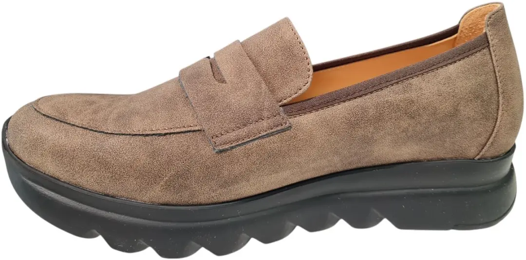 Wolky Dames Instappers Nubuck Bruin - 42 - afbeelding 4 van 4