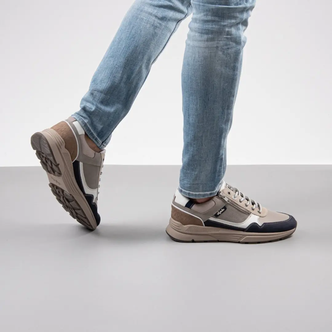 Australian Connery Heren Sneakers - Taupe - Maat 43