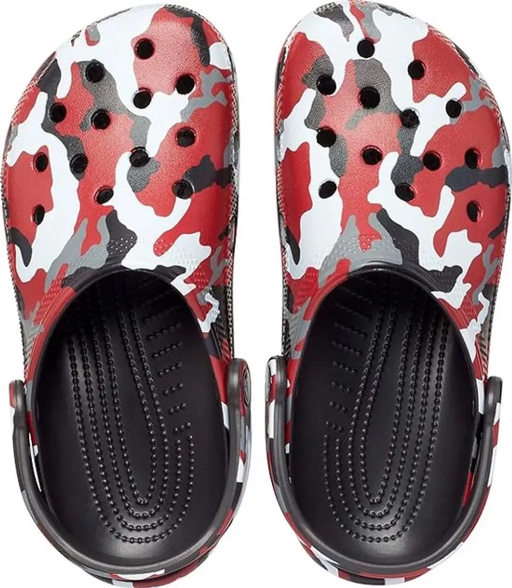 Crocs Classic Camo Clog Black Red Maat 36/37 US J4