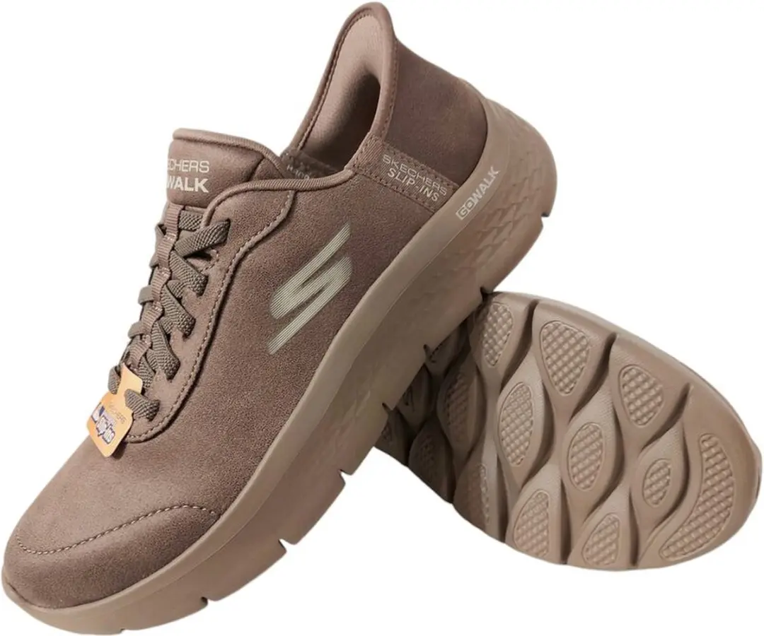 Skechers Instapper Go Walk Flez Mocassins - Bruin - Wasbaar - afbeelding 6 van 6
