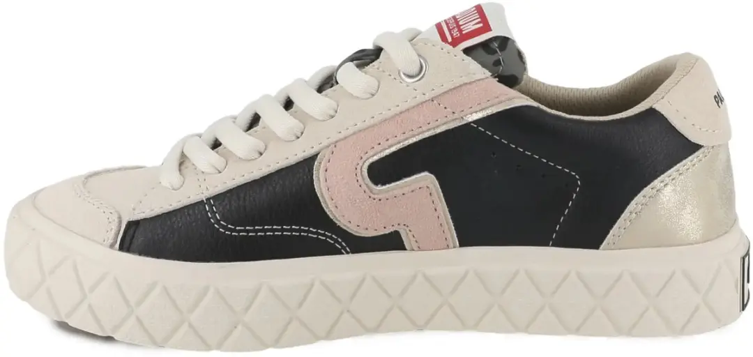 Palladium Ace Lo Mix 94662 Damestrainers - 40 - Black/Whitecap Gray - afbeelding 2 van 2