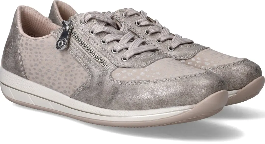Rieker Veterschoenen Laag - Beige - Maat 37