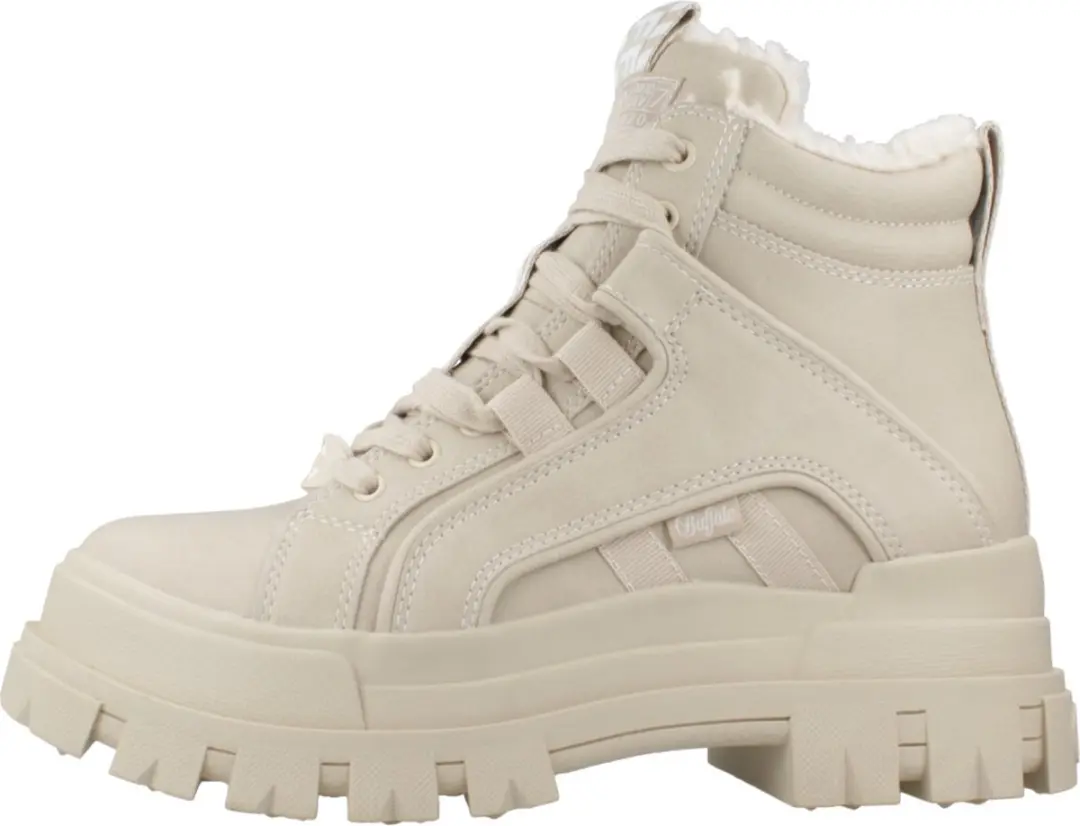 Buffalo Aspha NC Mid Dames Laars - Beige - EU38