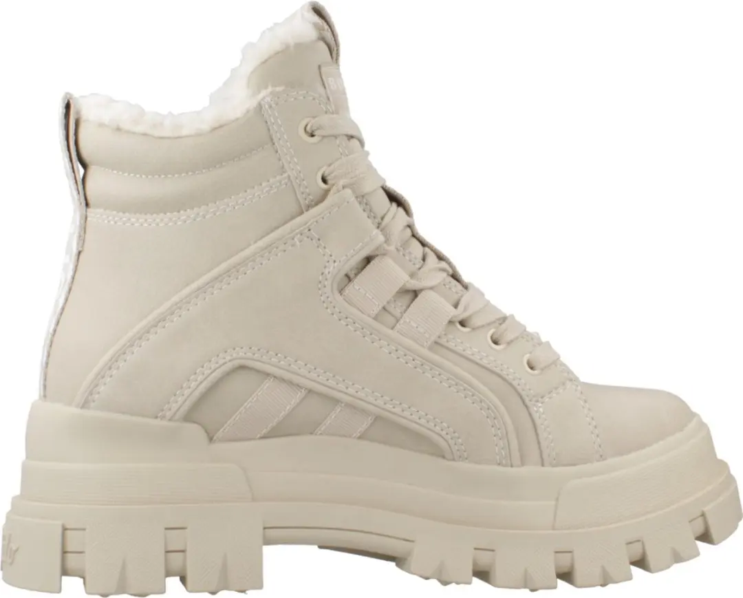 Buffalo Aspha NC Mid Dames Laars - Beige - EU38