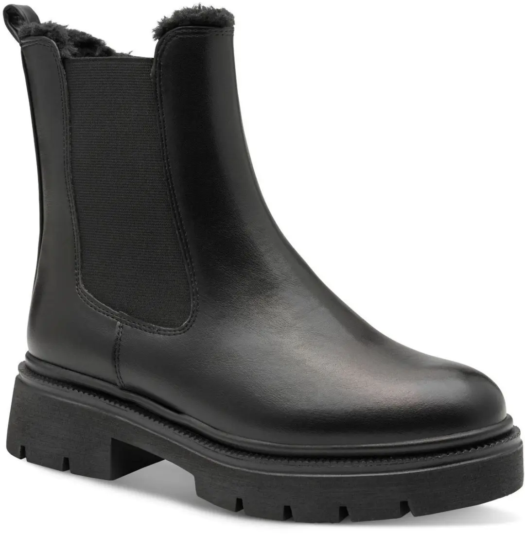 Marco Tozzi Dames Chelseaboot 2-26437-45 001 F-breedte Maat: 37 EU