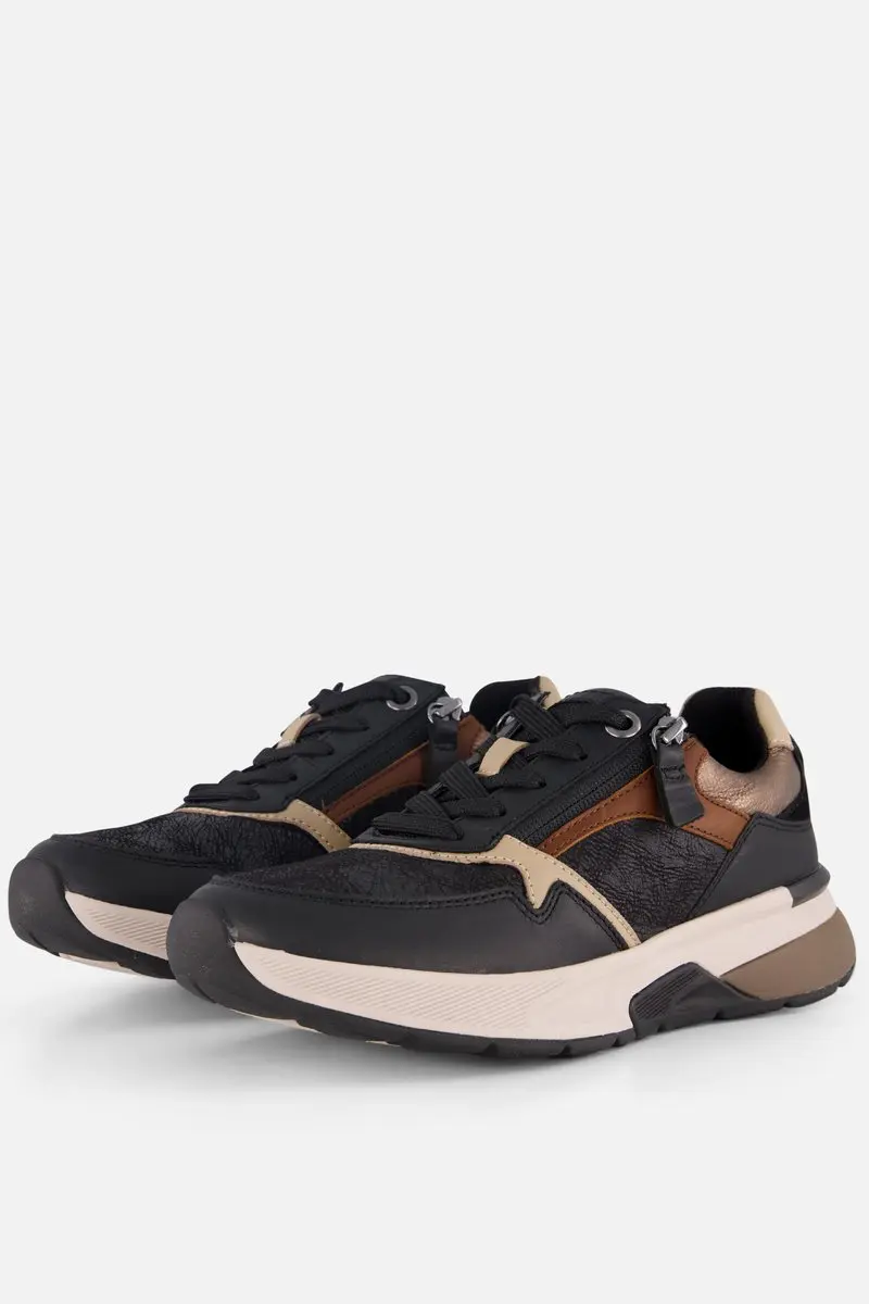 Gabor Rollingsoft Sneakers zwart Leer K-Leest