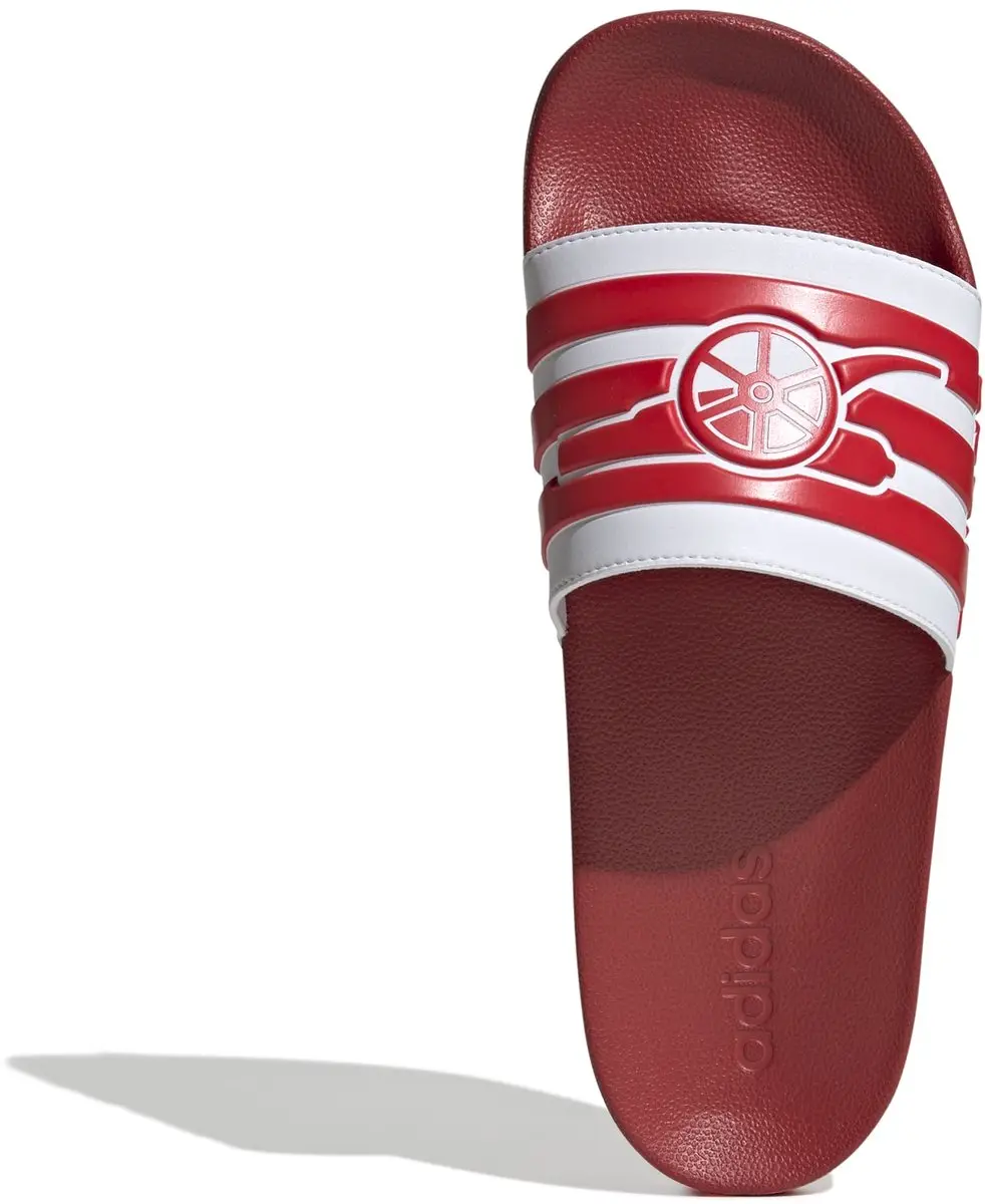 adidas Adilette Badslipper - UK 11 (Maat 46) - Rood/Wit