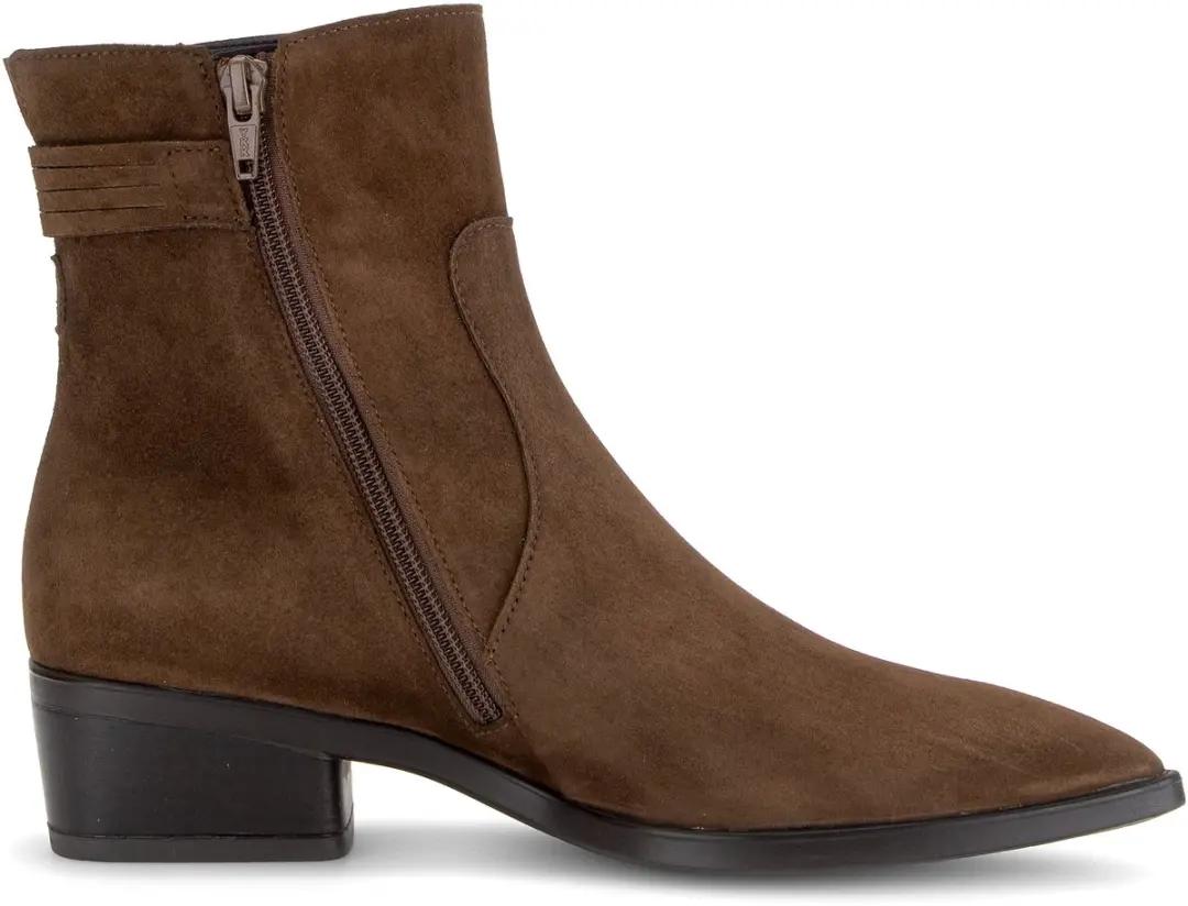 Gabor Nub Rits 8062.02.005 Enkellaarzen - Cognac - 38.5
