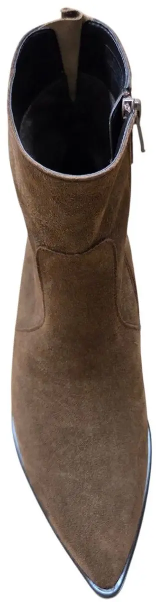 Gabor Nub Rits 8062.02.005 Enkellaarzen - Cognac - 38.5