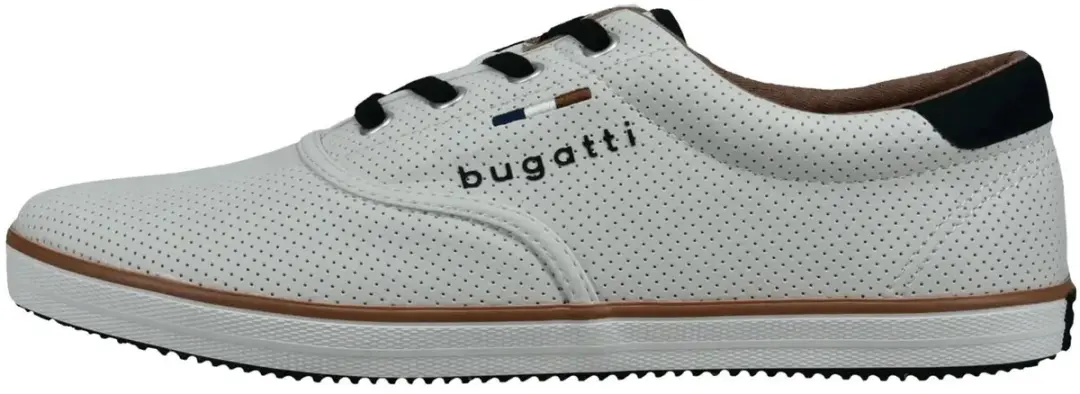 Bugatti 321-AFH01 Baskets - Offwhite/Bruin - Maat 40 - afbeelding 3 van 5
