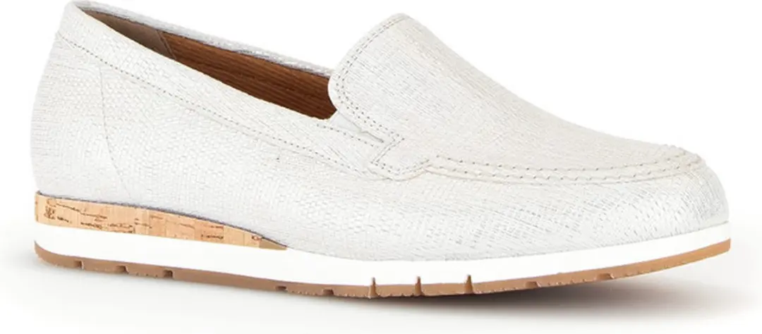 Gabor Instappers Nubuck Wit - Maat 39