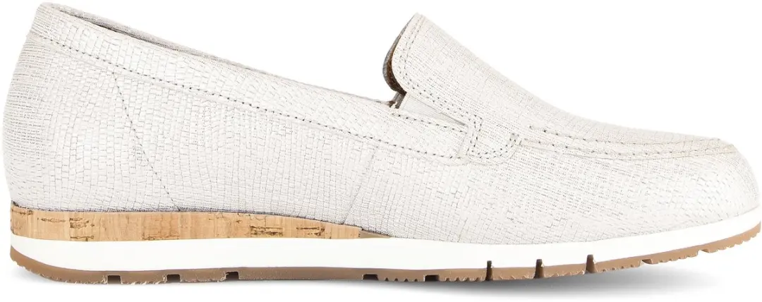 Gabor Instappers Nubuck Wit - Maat 39