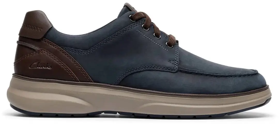 Clarks Mullan Moc Lage Sneakers - Blauw 42.5
