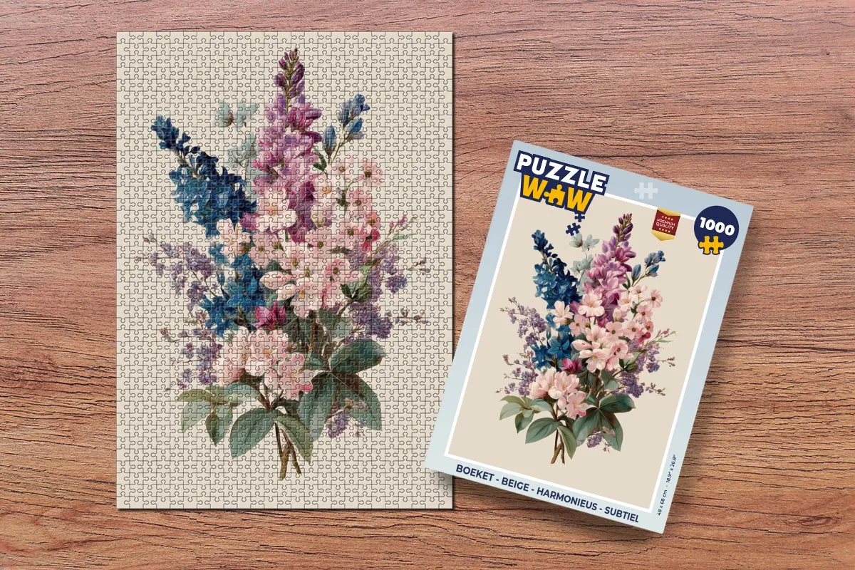 PuzzleWow Legpuzzel Boeket 1000 Stuks