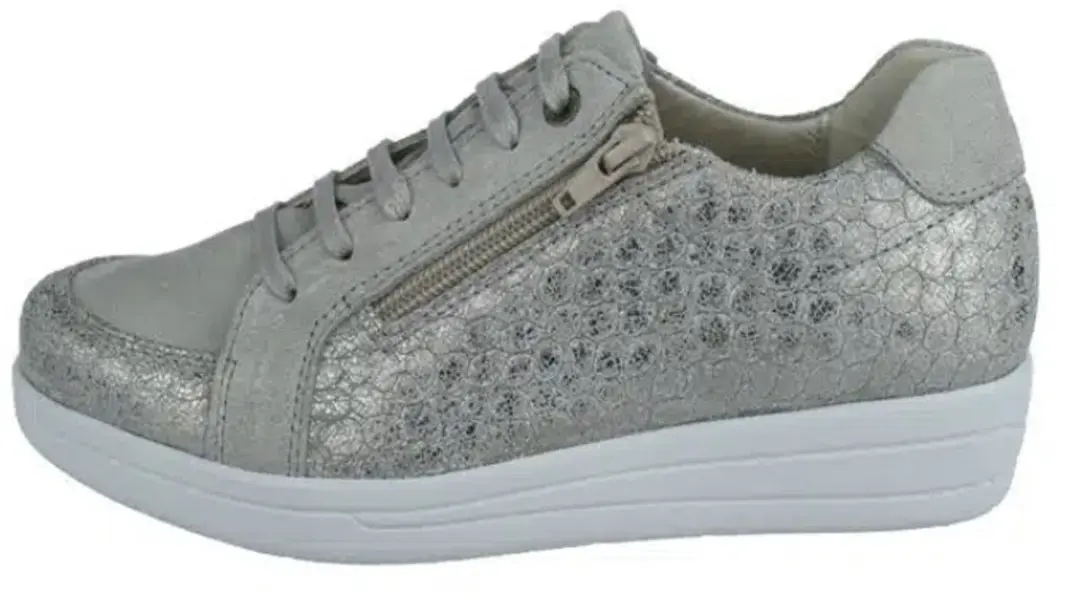 Xsensible Alia Dames Veterschoenen - Taupe Metallic 40