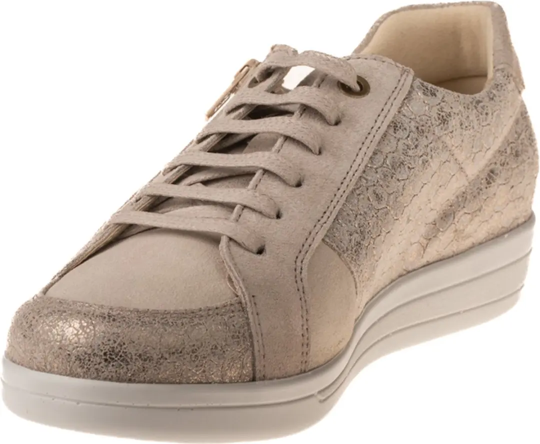 Xsensible Alia Dames Veterschoenen - Taupe Metallic 40