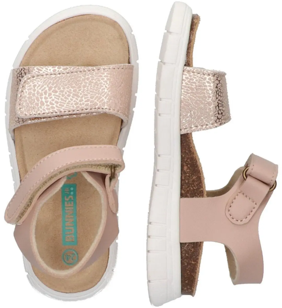 BunniesJR Bregje Beach Platte Sandalen 32 - Roze - afbeelding 3 van 6