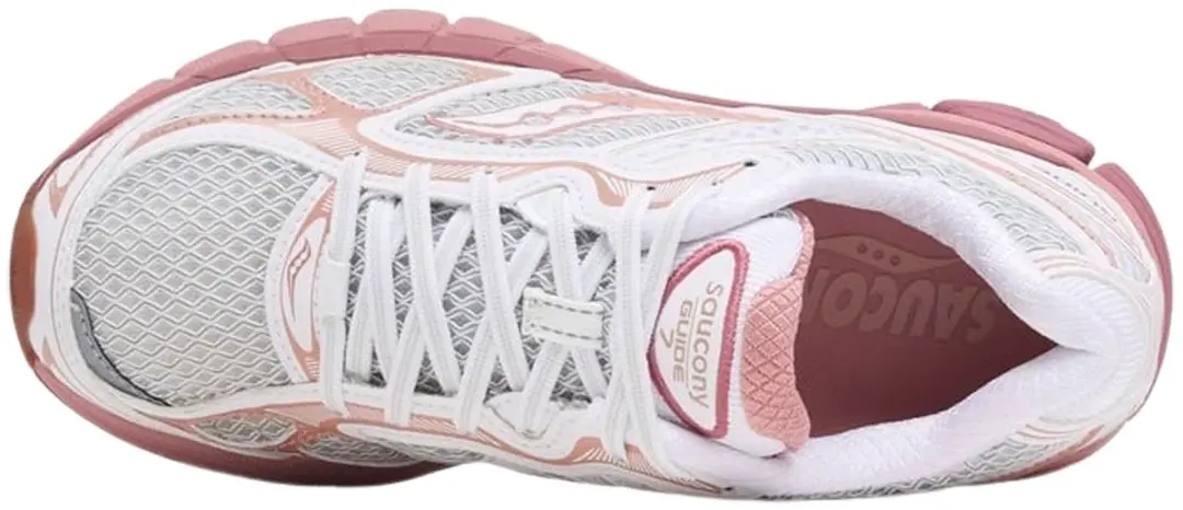 Saucony Guide 7 Sneakers - 41 - Wit/Rozes - afbeelding 3 van 6