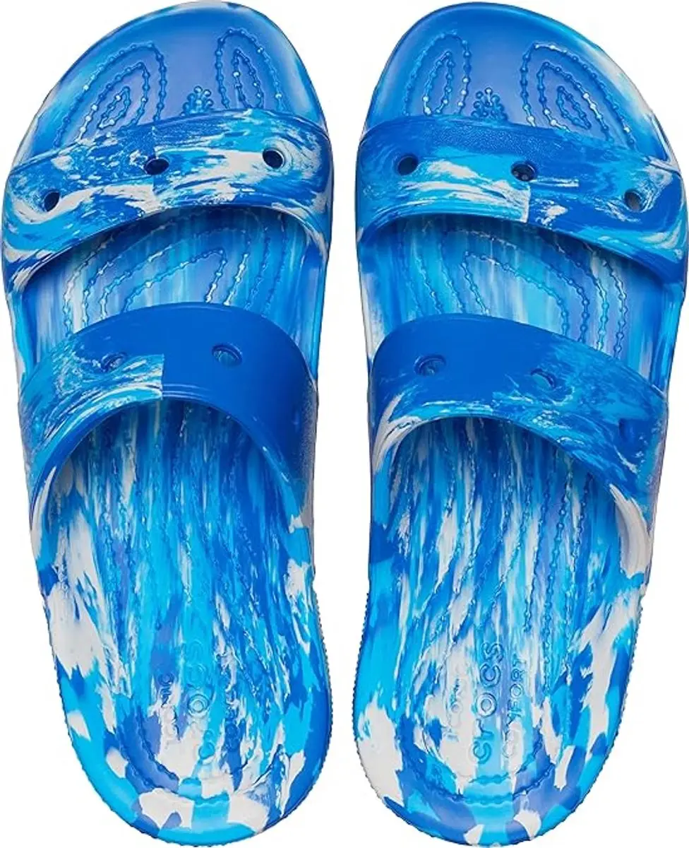 Crocs Classic Two-Strap Slide Sandal Blauw Maat 37/38 US M5/W7