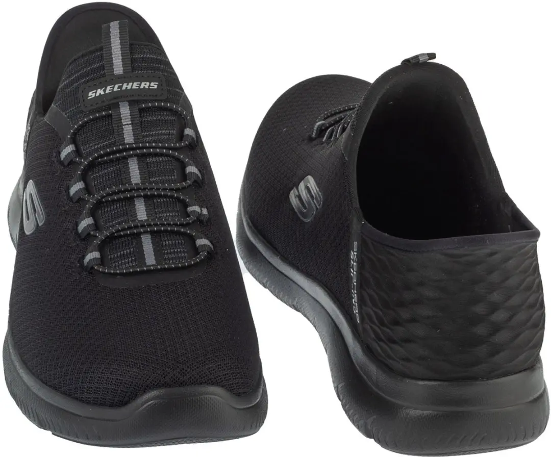 Skechers Slip-Ins Summits High Range 232457W-BBK Sneakers - Zwart - afbeelding 5 van 5