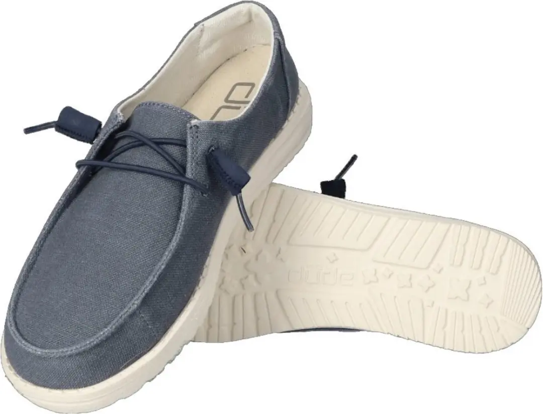 HEYDUDE Wendy Chambray Instappers - Navy White 37 - afbeelding 6 van 6