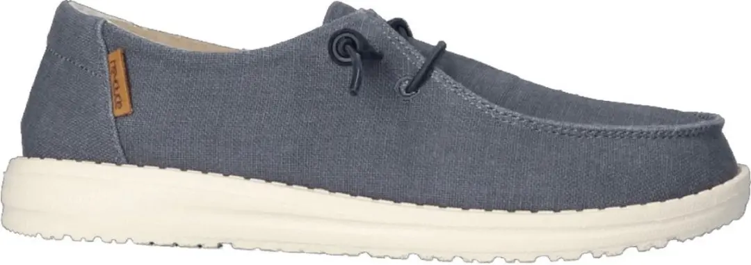 HEYDUDE Wendy Chambray Instappers - Navy White 37
