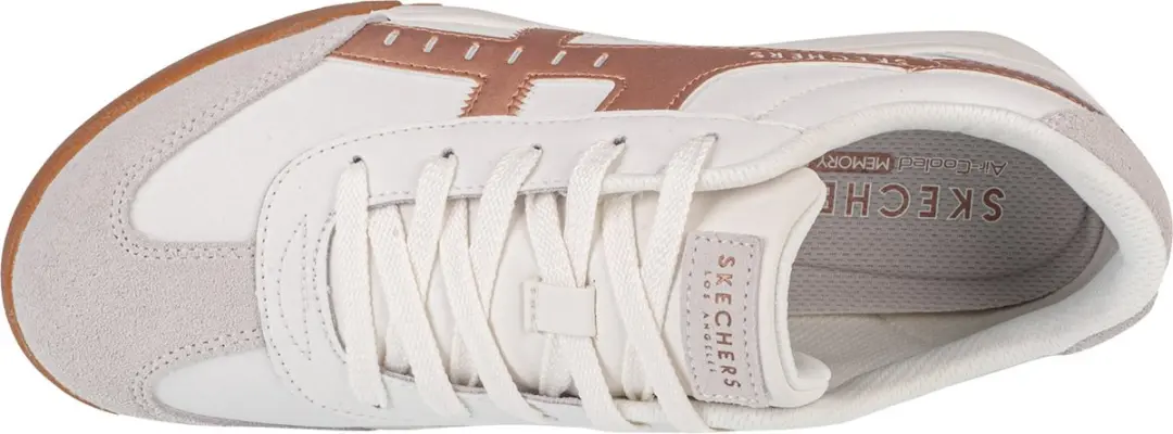 Skechers Zinger Metallic Roads Sneakers 177500-WTRG - Wit - afbeelding 3 van 5