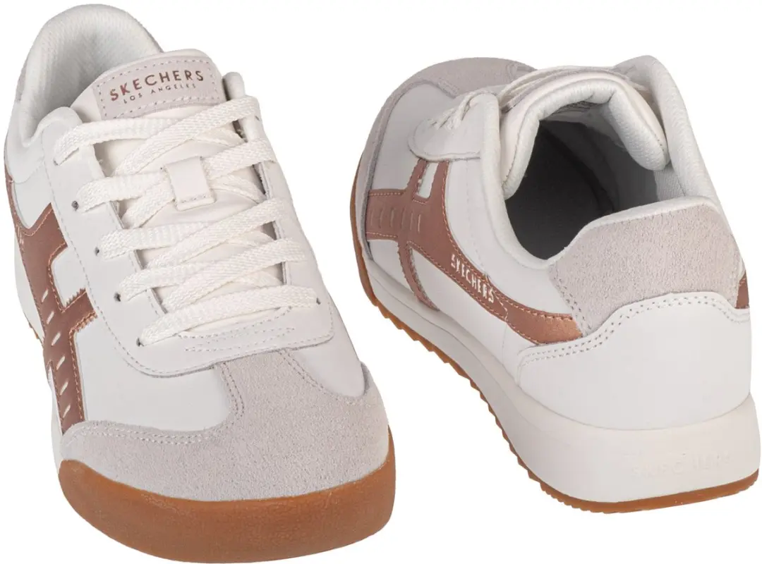Skechers Zinger Metallic Roads Sneakers 177500-WTRG - Wit - afbeelding 5 van 5