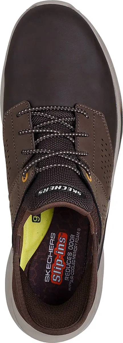 Skechers Slade Macklin Herensneakers - Chocolade - afbeelding 4 van 6