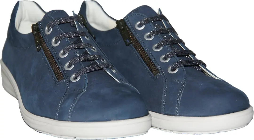 Solidus 29097 Wijdte K Nubuk Blauw - 36.5