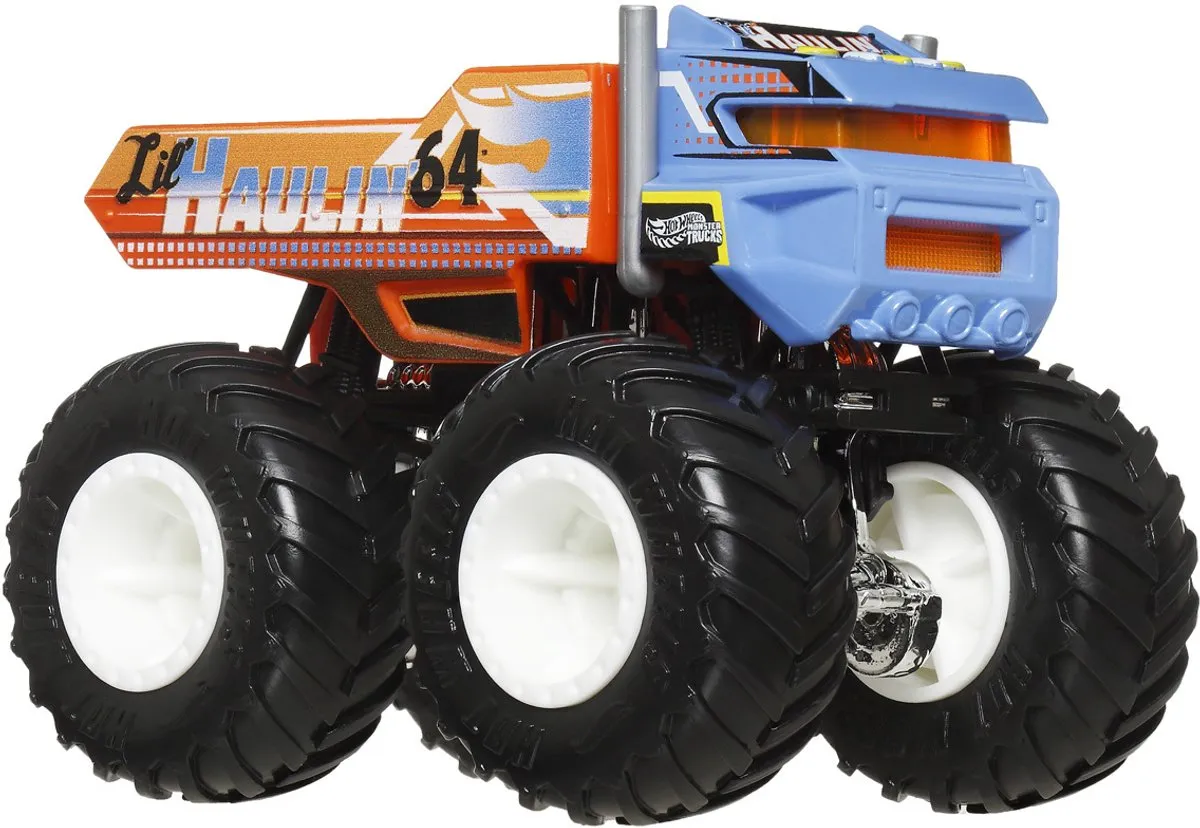 Hot Wheels Monster Jam 2-Pack Lil' Haulin & Totaled - 1:64