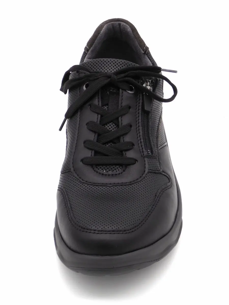 Waldläufer Heren Sneaker - 718006-316-991 Zwart - Wijdte H - Maat 9½ (44) - afbeelding 3 van 4