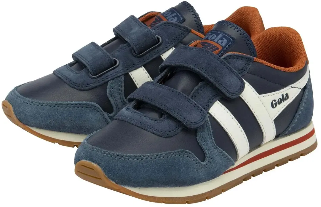 Gola Daytona Pure Strap Kindertrainers 30 - Navy/Ink/Off White - afbeelding 2 van 3