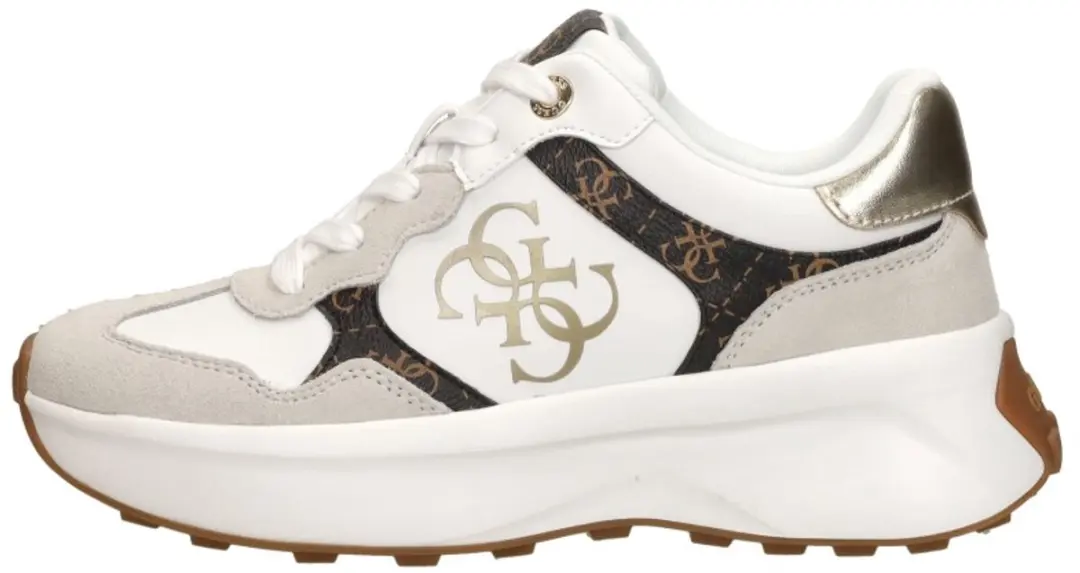 Guess Luckei Sneakers - Dames - Wit - Maat 36 - afbeelding 2 van 6