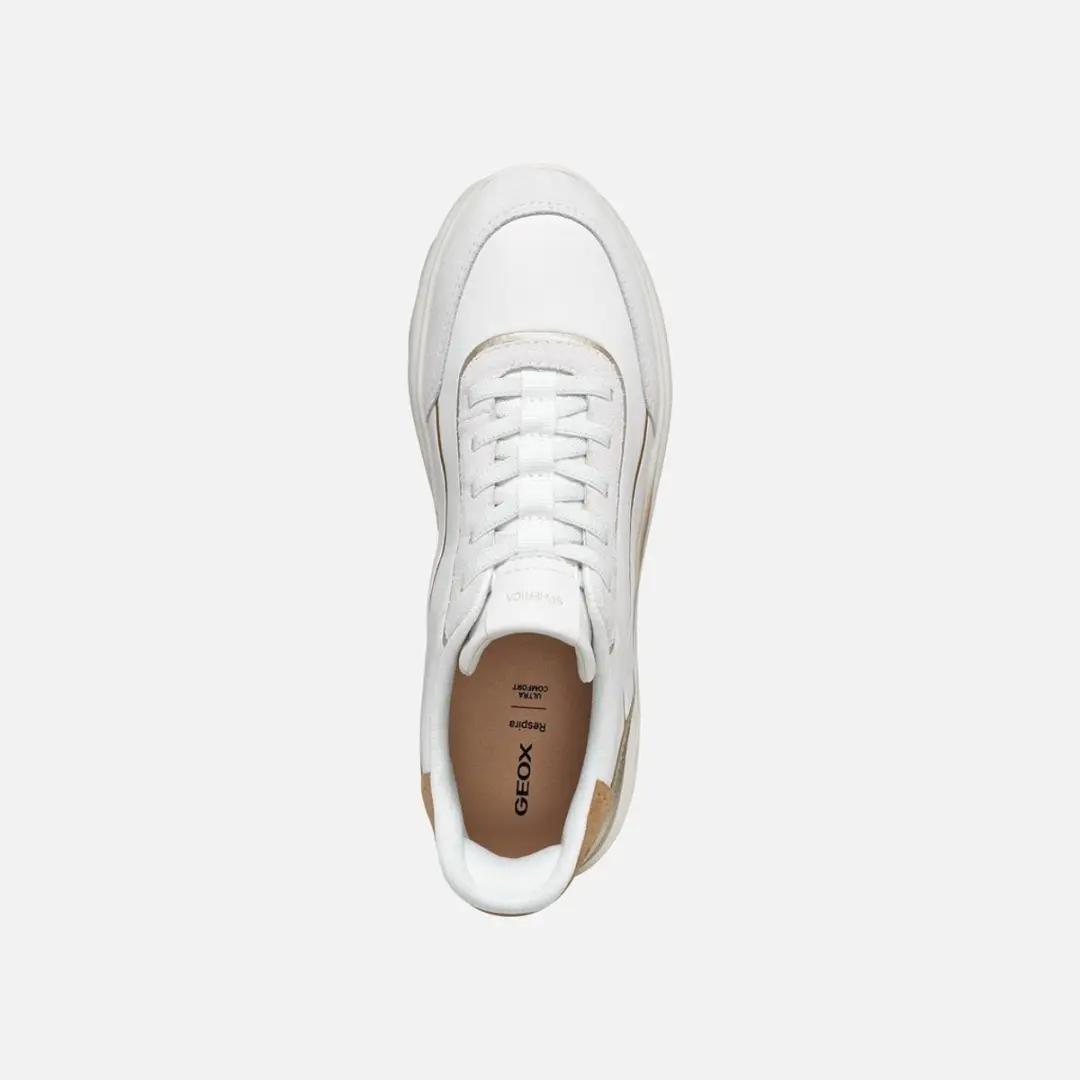 Geox Spherica Plus Dames Sneakers - Wit/Melkwit - Maat 41 - afbeelding 3 van 6