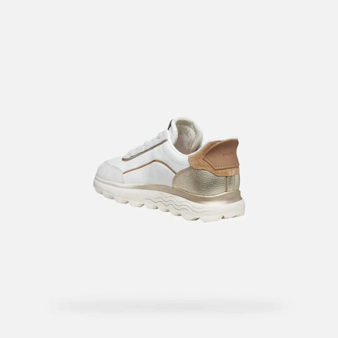Geox Spherica Plus Dames Sneakers - Wit/Melkwit - Maat 41 - afbeelding 2 van 6