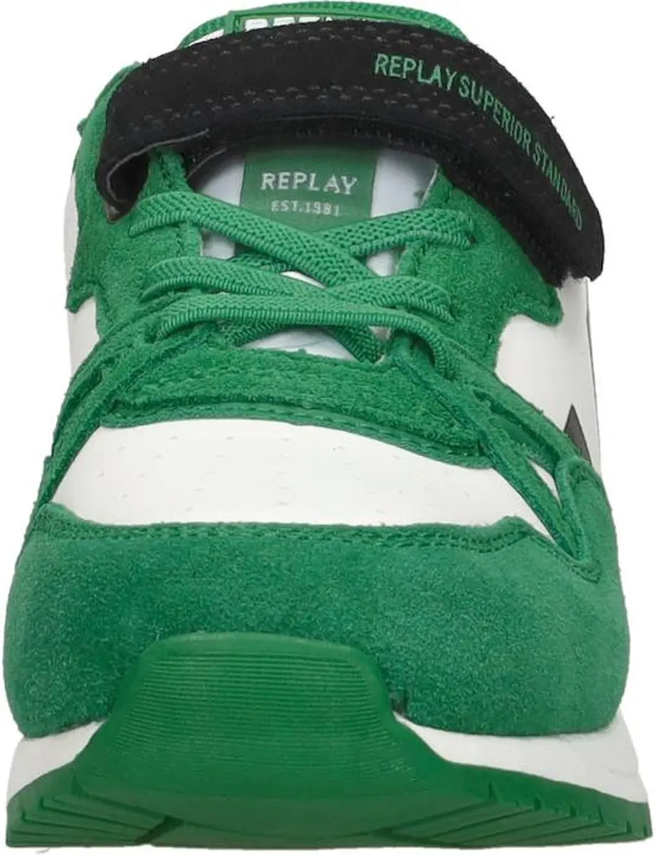 Replay Shoot Jr8 Sneakers - Jongens - Groen - Maat 35 - afbeelding 3 van 6
