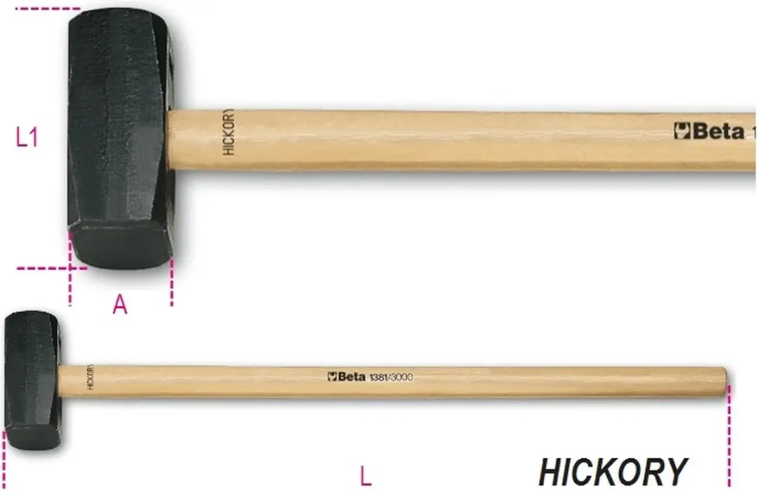 Beta voorhamer met hickory steel