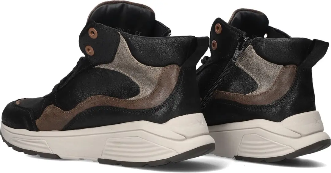 Xsensible Sue G Hoge Sneaker - Dames - Zwart - Maat 37 - afbeelding 5 van 6