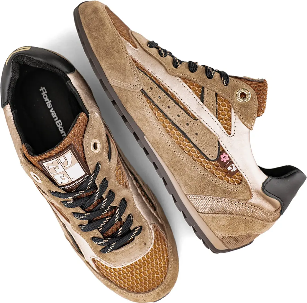 Floris van Bommel ILLVI 01.02 Lage Sneakers - Wit/Beige 38 - afbeelding 6 van 6